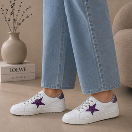ALFIE & EVIE VALDO WHITE PURPLE