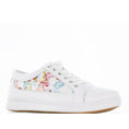 Load image into Gallery viewer, ZIERA DANNI WHITE FLORAL EMBOSSED - Women sneakers - Collective Shoes 
