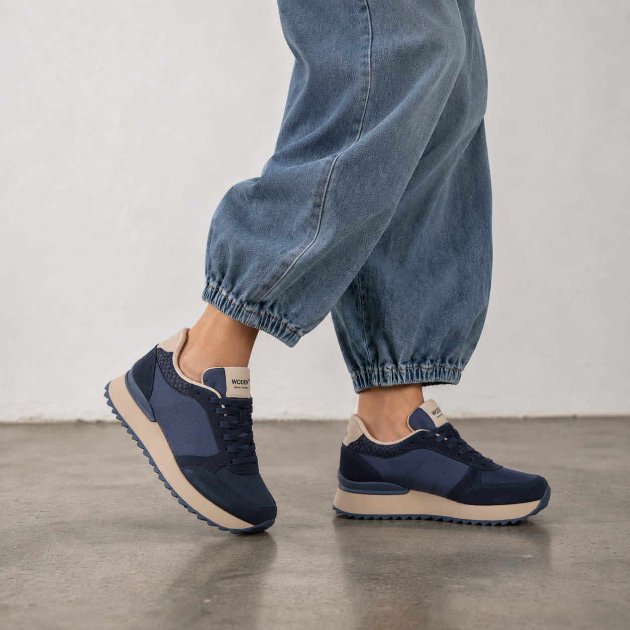 WODEN RONJA PLATEAU DARK NAVY MULTI
