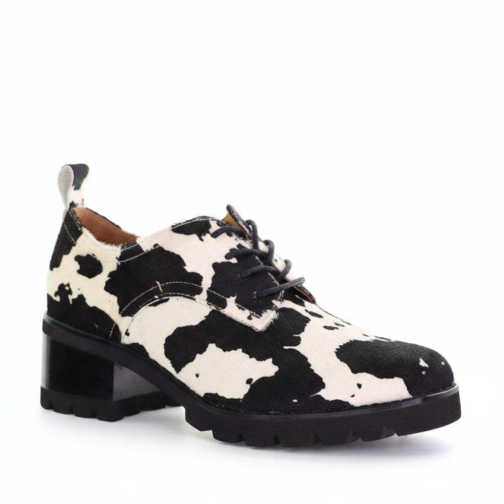 BRESLEY DAYA BLACK/WHITE COW - Women Casuals - Collective Shoes 