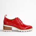 Load image into Gallery viewer, BRESLEY DAYA RED CRINKLE PAT - Women Casuals - Collective Shoes 
