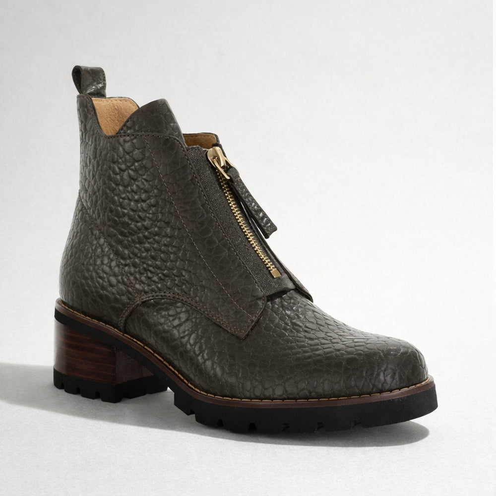 BRESLEY DAZZLER OLIVE BUBBLE - Women Boots - Collective Shoes 