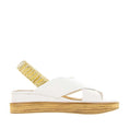 Load image into Gallery viewer, Bresley Debacle White Gold - Women Sandals - Collective Shoes 
