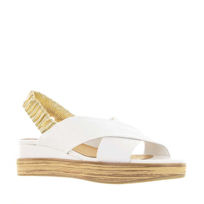 Bresley Debacle White Gold - Women Sandals - Collective Shoes 