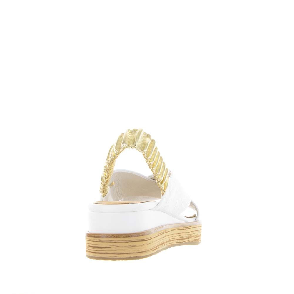 Bresley Debacle White Gold - Women Sandals - Collective Shoes 