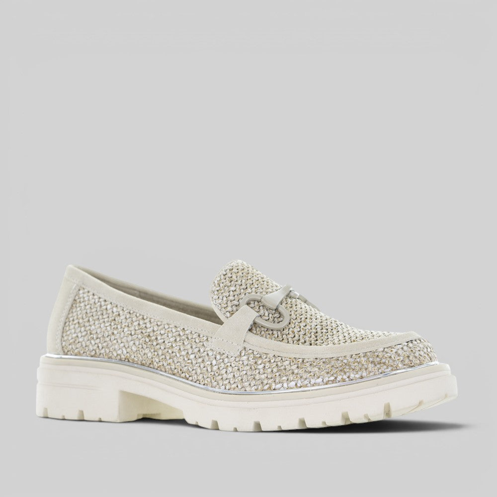 LE SANSA DEEJAY BEIGE - Women Loafers - Collective Shoes 