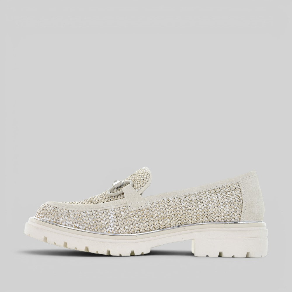 LE SANSA DEEJAY BEIGE - Women Loafers - Collective Shoes 