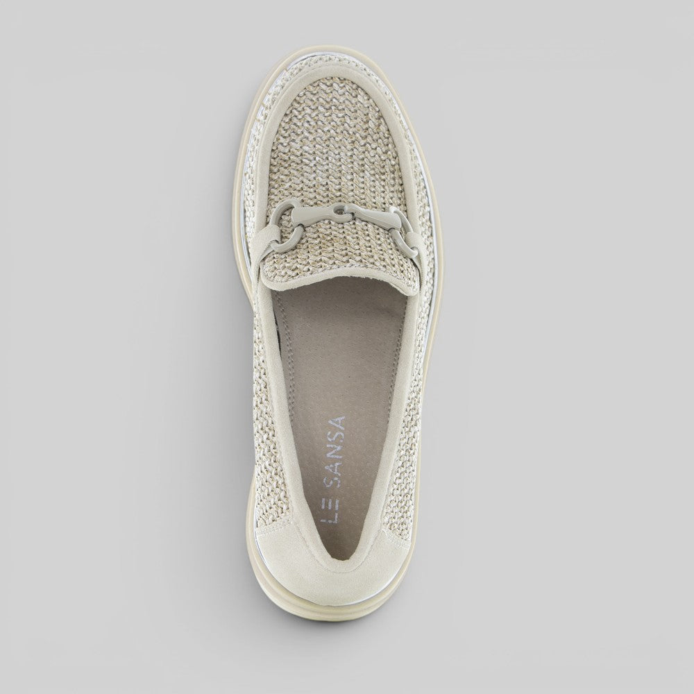 LE SANSA DEEJAY BEIGE - Women Loafers - Collective Shoes 