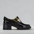 Load image into Gallery viewer, BRESLEY DERRY BLACK PATENT - Women Heels - Collective Shoes 
