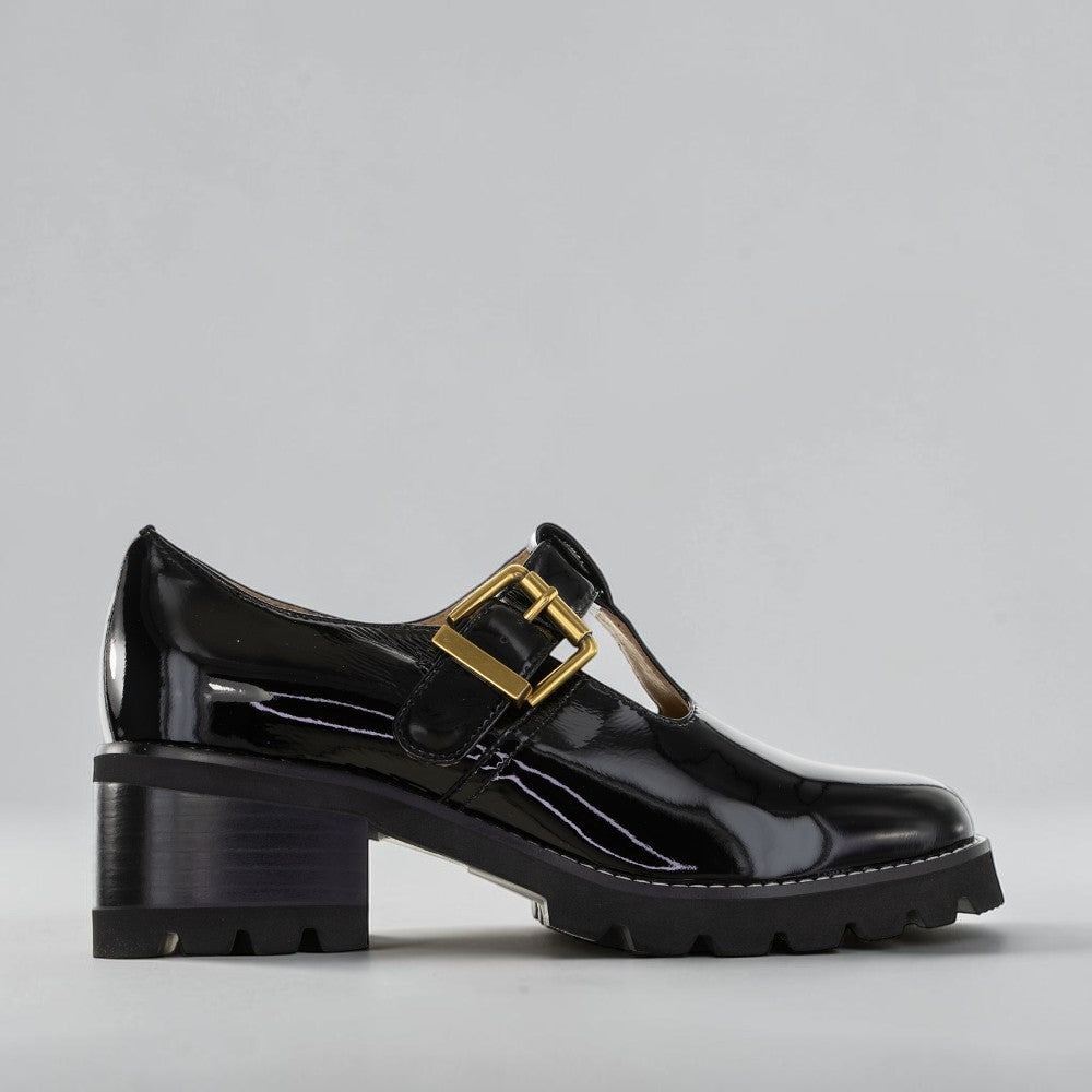 BRESLEY DERRY BLACK PATENT - Women Heels - Collective Shoes 