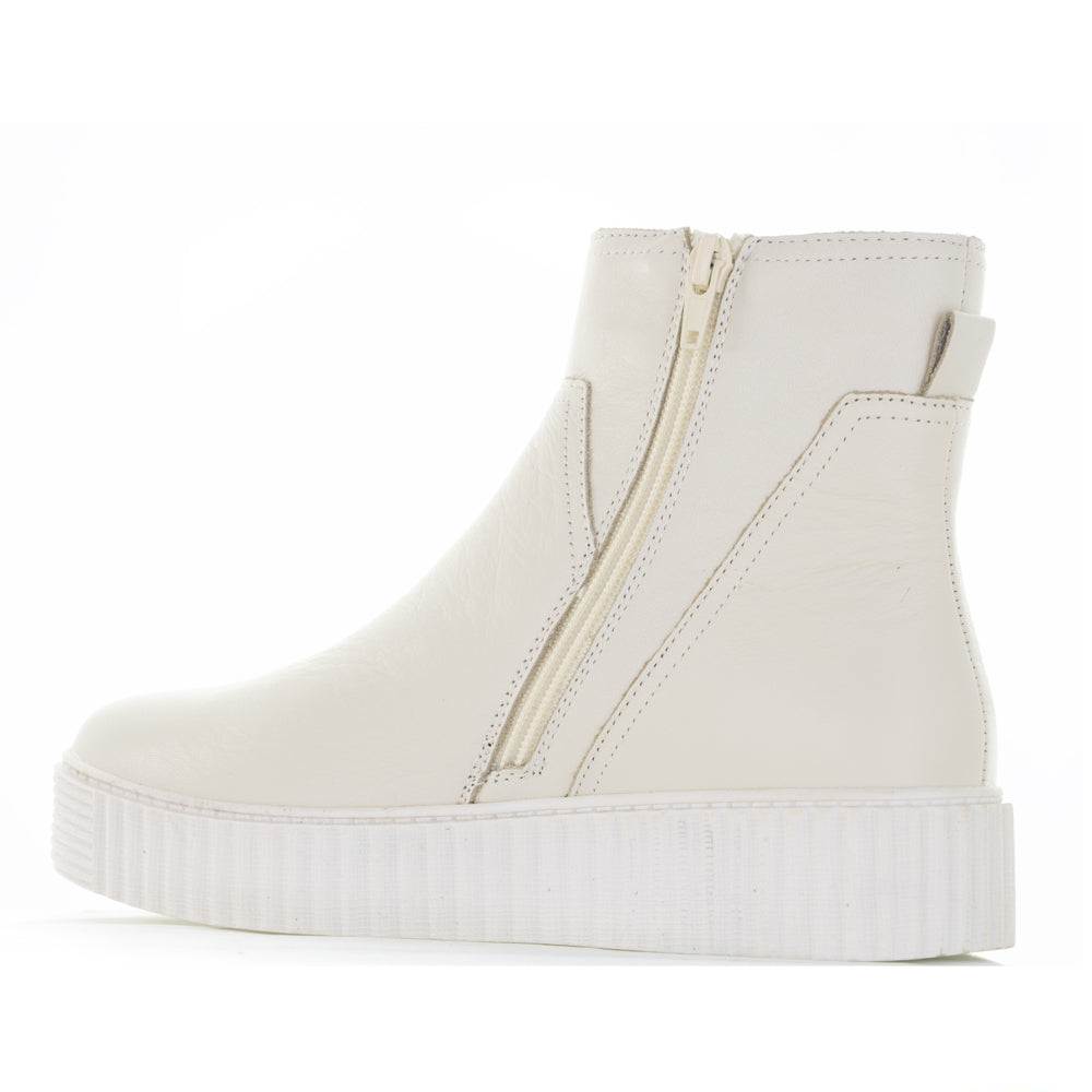 ALFIE & EVIE DESMOND CREAM - Women Boots - Collective Shoes 