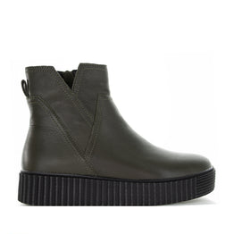 ALFIE & EVIE DESMOND KHAKI - Women Boots - Collective Shoes 