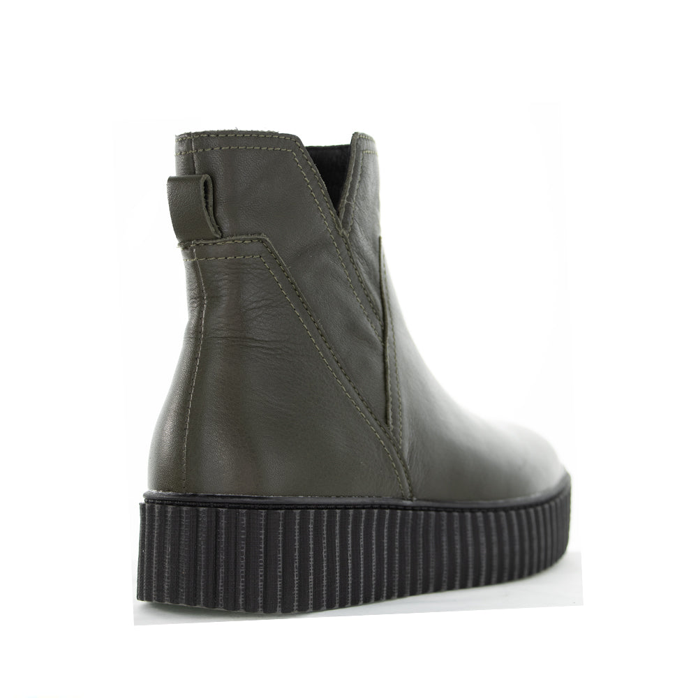 ALFIE & EVIE DESMOND KHAKI - Women Boots - Collective Shoes 