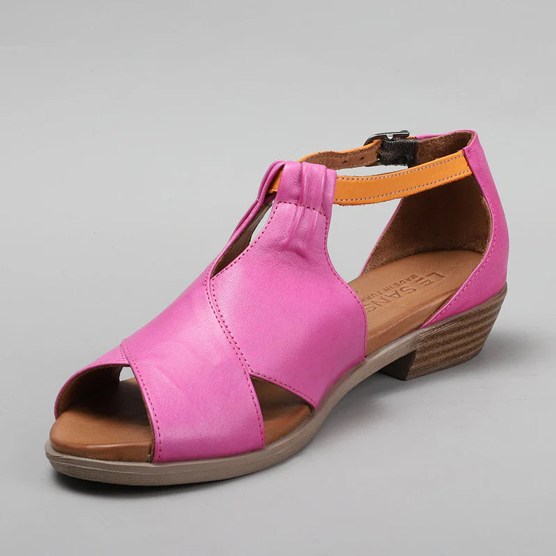 LE SANSA DIGBY BEAD ORANGE - Women Sandals - Collective Shoes 