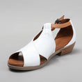 Load image into Gallery viewer, LE SANSA DIGBY WHITE TAN - Women Sandals - Collective Shoes 
