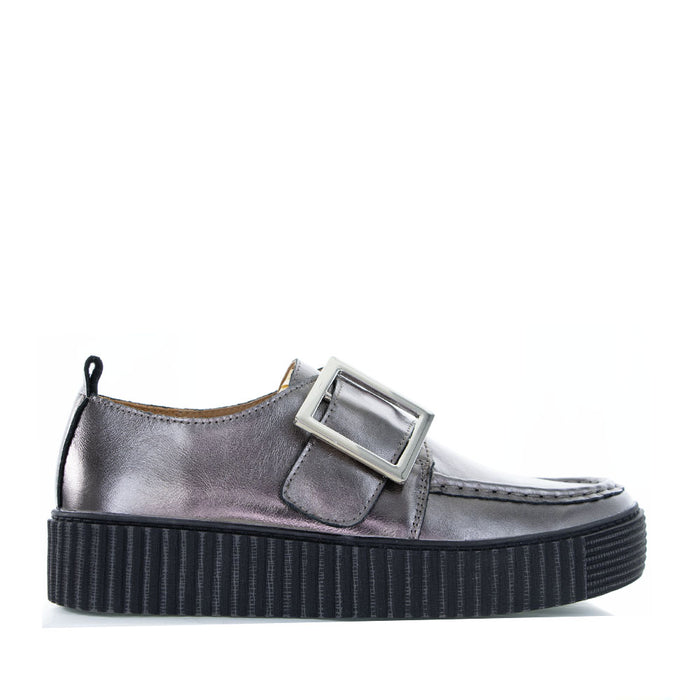 ALFIE & EVIE DISH PEWTER - Women Loafers - Collective Shoes 