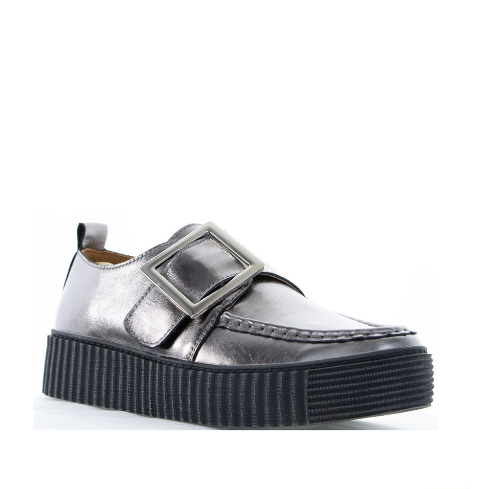 ALFIE & EVIE DISH PEWTER - Women Loafers - Collective Shoes 