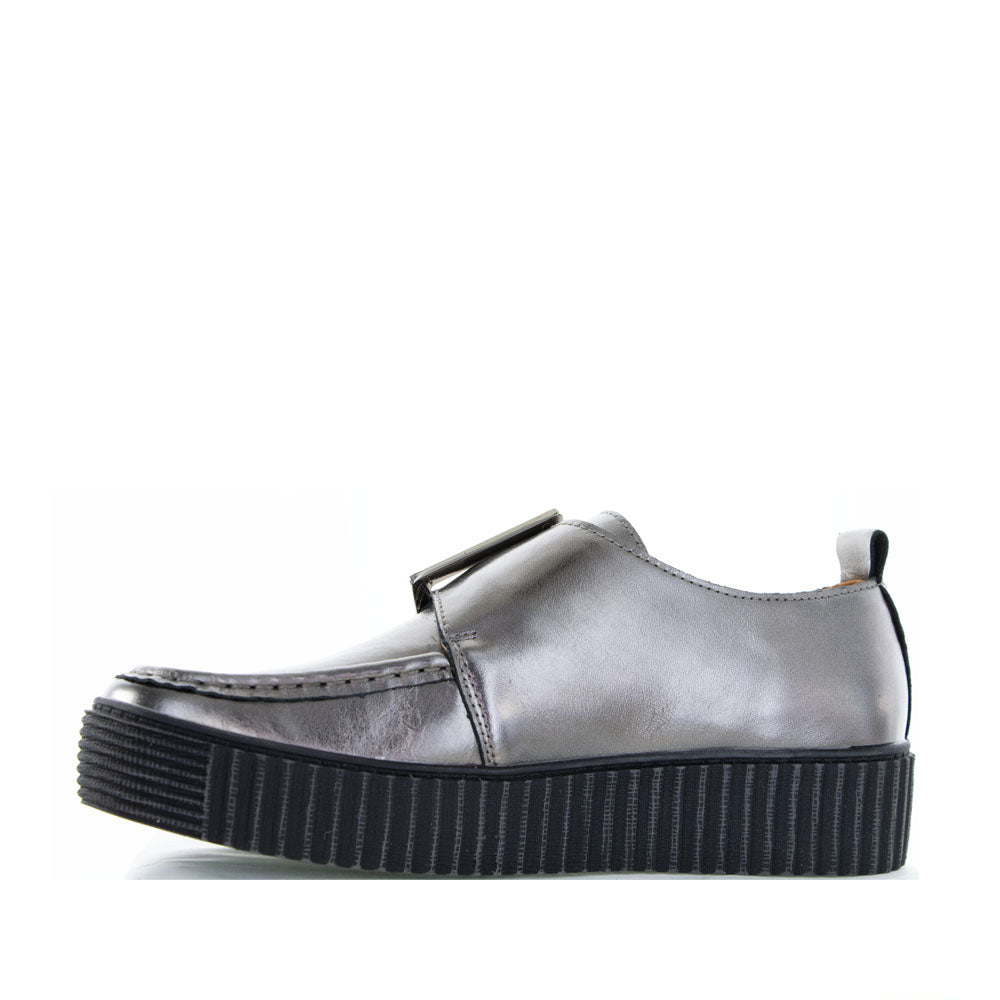 ALFIE & EVIE DISH PEWTER - Women Loafers - Collective Shoes 