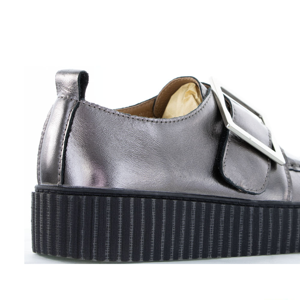 ALFIE & EVIE DISH PEWTER - Women Loafers - Collective Shoes 