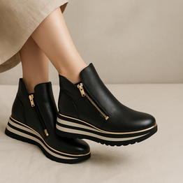 DJANGO & JULIETTE EVOL BLACK - Women Boots - Collective Shoes 