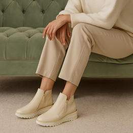 DJANGO & JULIETTE EVOL MILK - Women Boots - Collective Shoes 