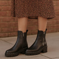 Load image into Gallery viewer, DJANGO & JULIETTE OSPOTT BLACK SILVER - Women Boots - Collective Shoes 
