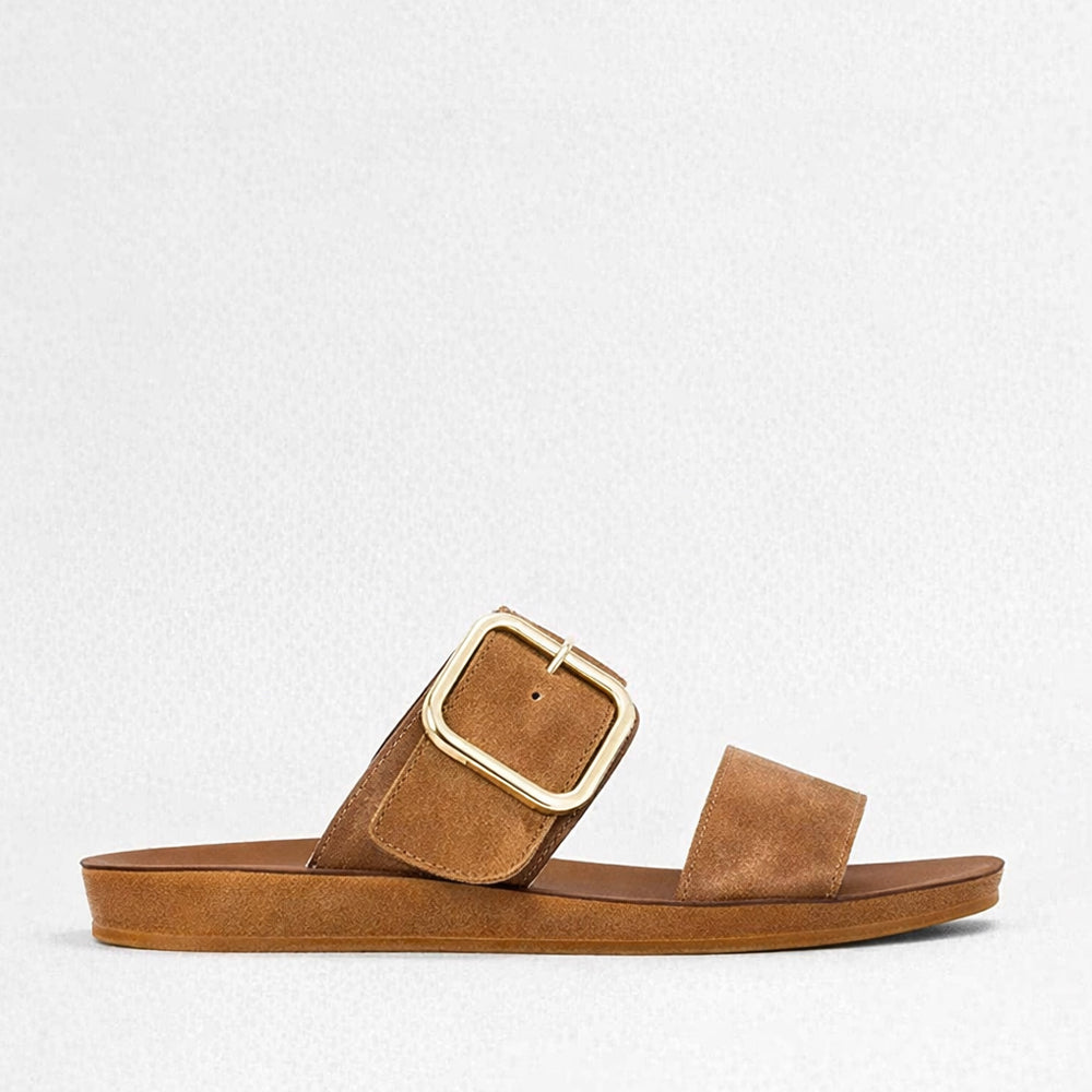 LOS CABOS DOTI CHOCOLATE - Women Flats - Collective Shoes 