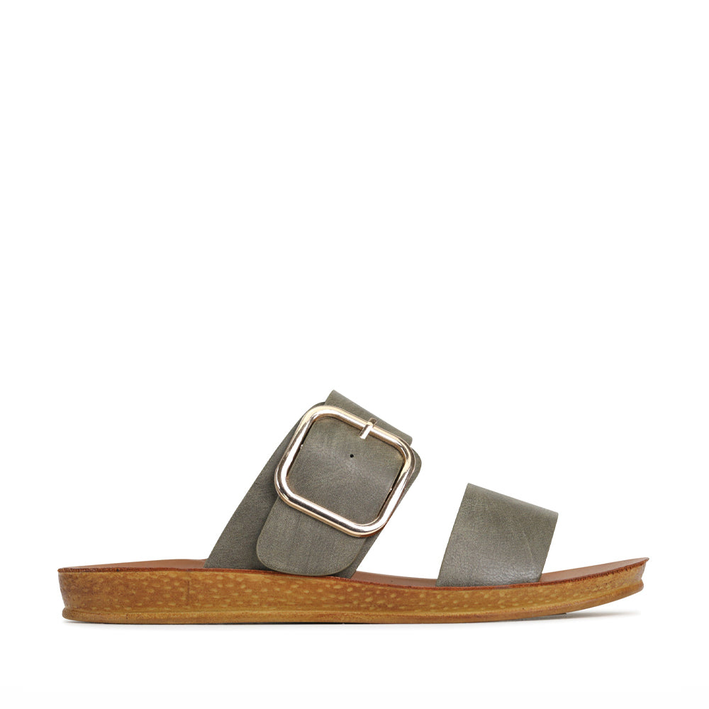 LOS CABOS DOTI KHAKI - Women Flats - Collective Shoes 