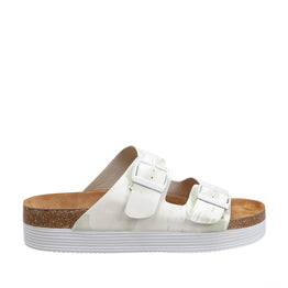 LE SANSA DUKE MINT PRINT - Women Flats - Collective Shoes 