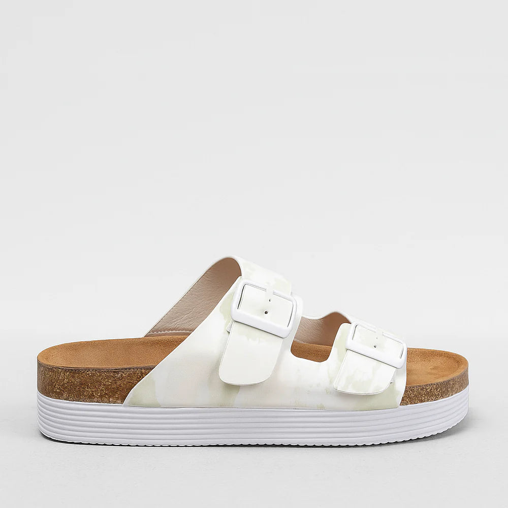 LE SANSA DUKE MINT PRINT - Women Flats - Collective Shoes 