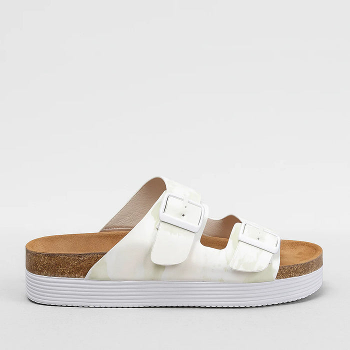 LE SANSA DUKE MINT PRINT - Women Flats - Collective Shoes 