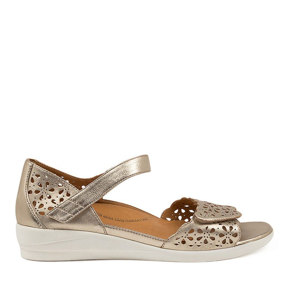 ZIERA DUSTY PALE GOLD - Women Sandals - Collective Shoes 