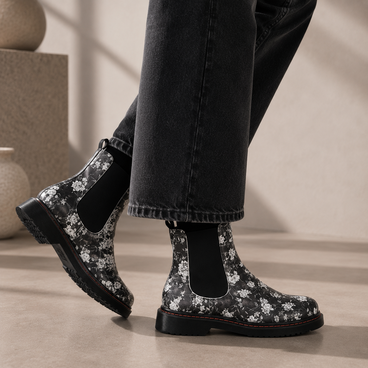 LE SANSA DINGO BLACK FLORAL