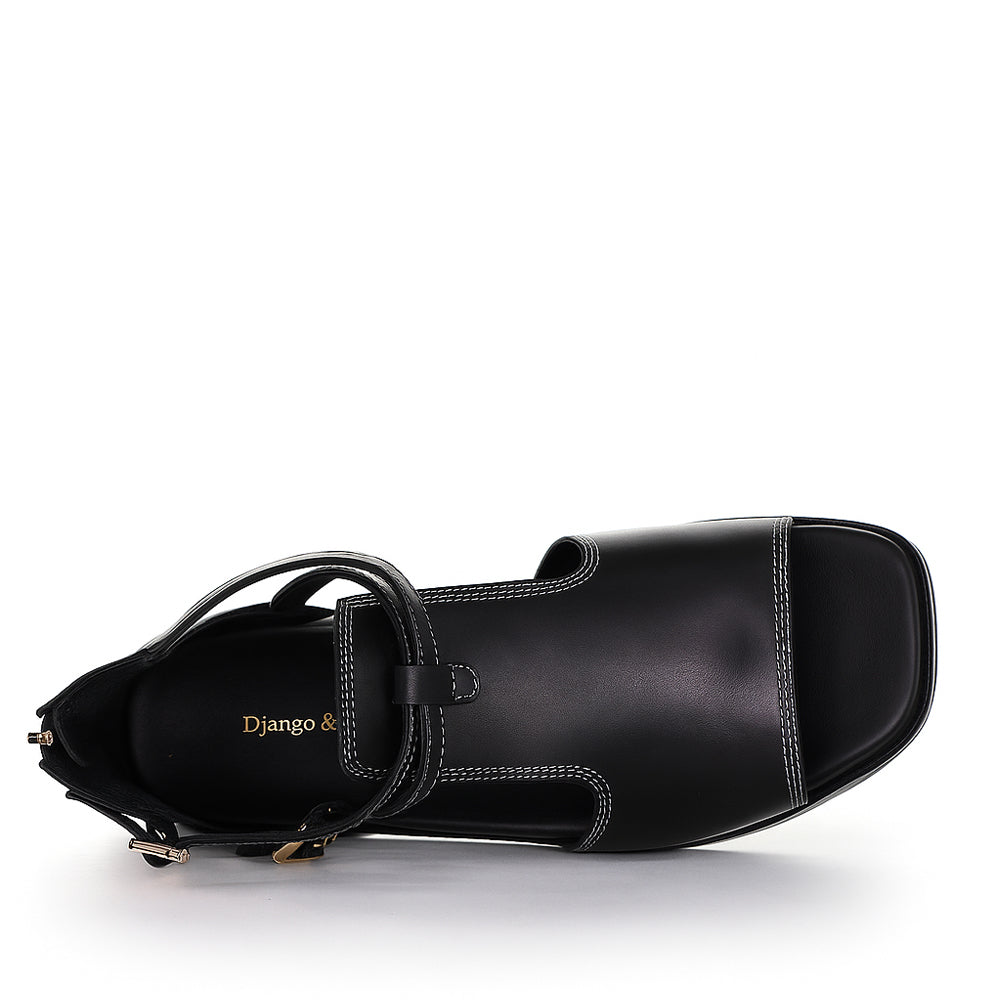 DJANGO & JULIETTE EDIT BLACK - Women Sandals - Collective Shoes 