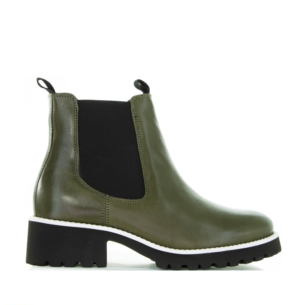 LESANSA ELBY OLIVE - Women Boots - Collective Shoes 
