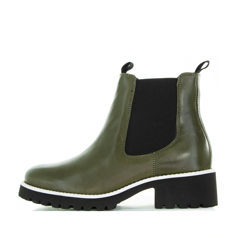 LESANSA ELBY OLIVE - Women Boots - Collective Shoes 