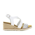 Load image into Gallery viewer, LE SANSA ELVIS COMBI WHITE - Women Sandals - Collective Shoes 

