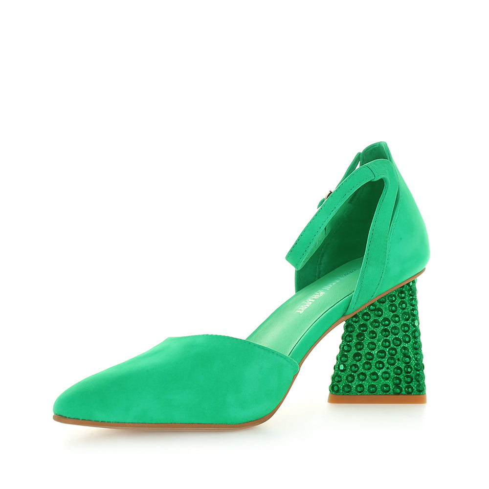 DJANGO & JULIETTE LATRELLA EMERALD - Women Heels - Collective Shoes 