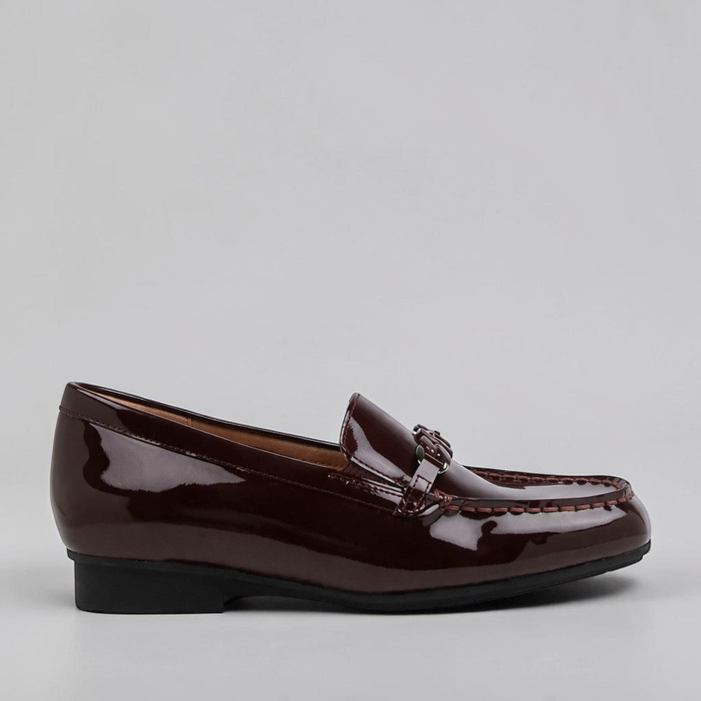ZIERA FENDERS BURGUNDY - Women Loafers - Collective Shoes 