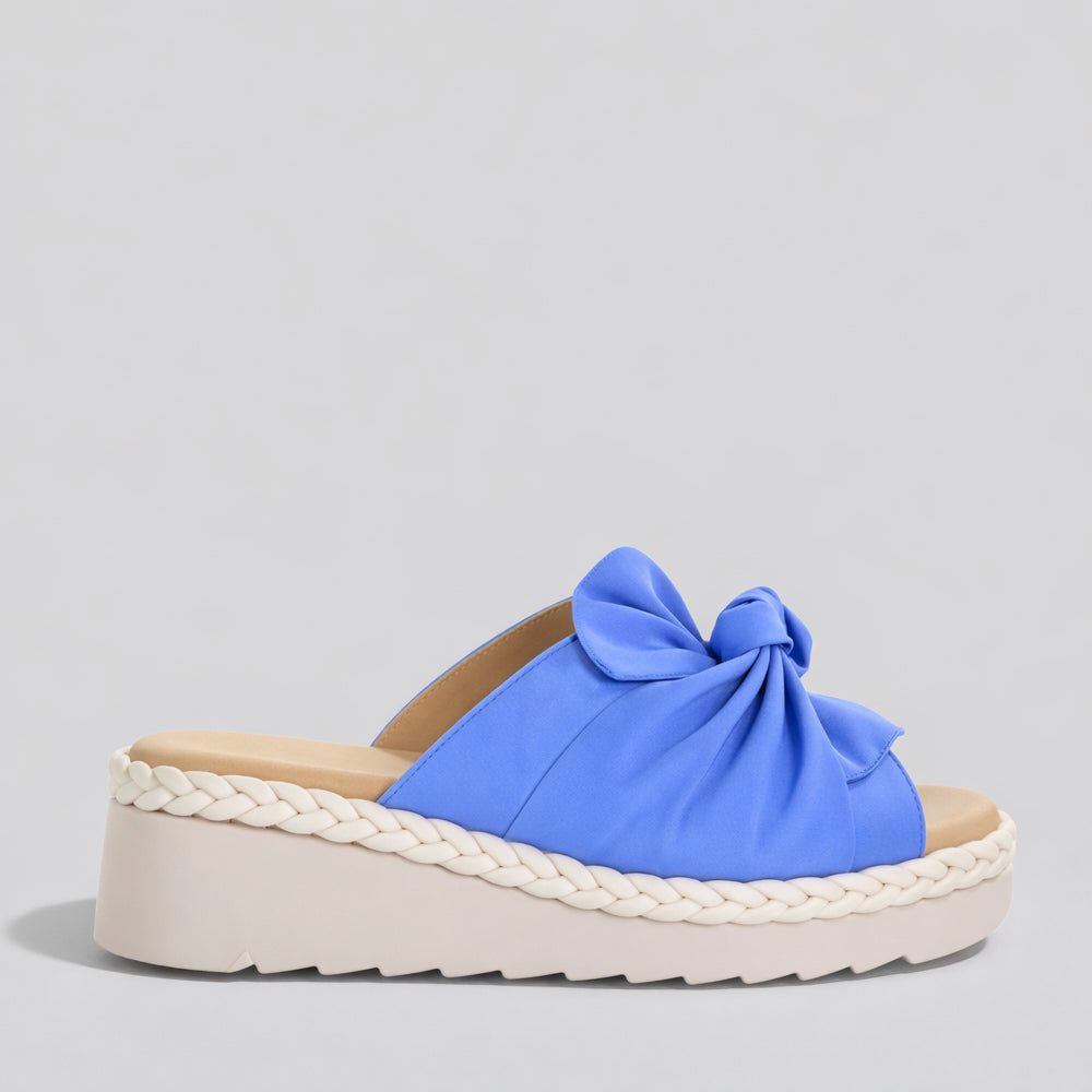 LE SANSA EUDORE ROYAL BLUE - Women Slides - Collective Shoes 