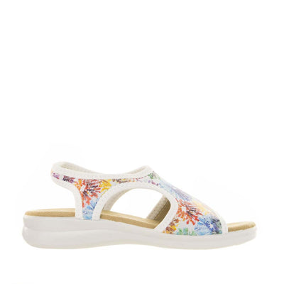 EUROFLEX TUSCANY WHITE FLORAL - Women Sandals - Collective Shoes 
