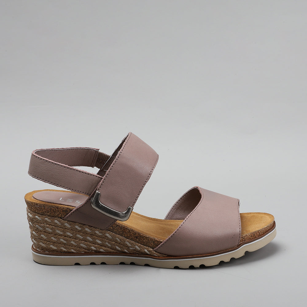 LE SANSA EVITA TAUPE - Women Sandals - Collective Shoes 