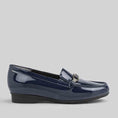 Load image into Gallery viewer, ZIERA FENDERS NAVY - Women Loafers - Collective Shoes 

