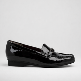 ZIERA FENDERS BLACK - Women Loafers - Collective Shoes 
