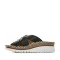 Load image into Gallery viewer, LE SANSA FINCH BLACK - Women Sandals - Collective Shoes 
