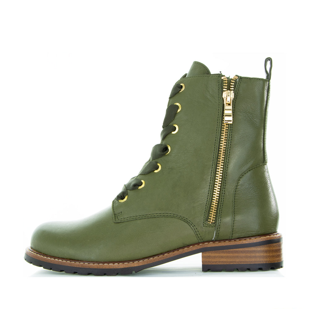 LESANSA FIN OLIVE - Women Boots - Collective Shoes 