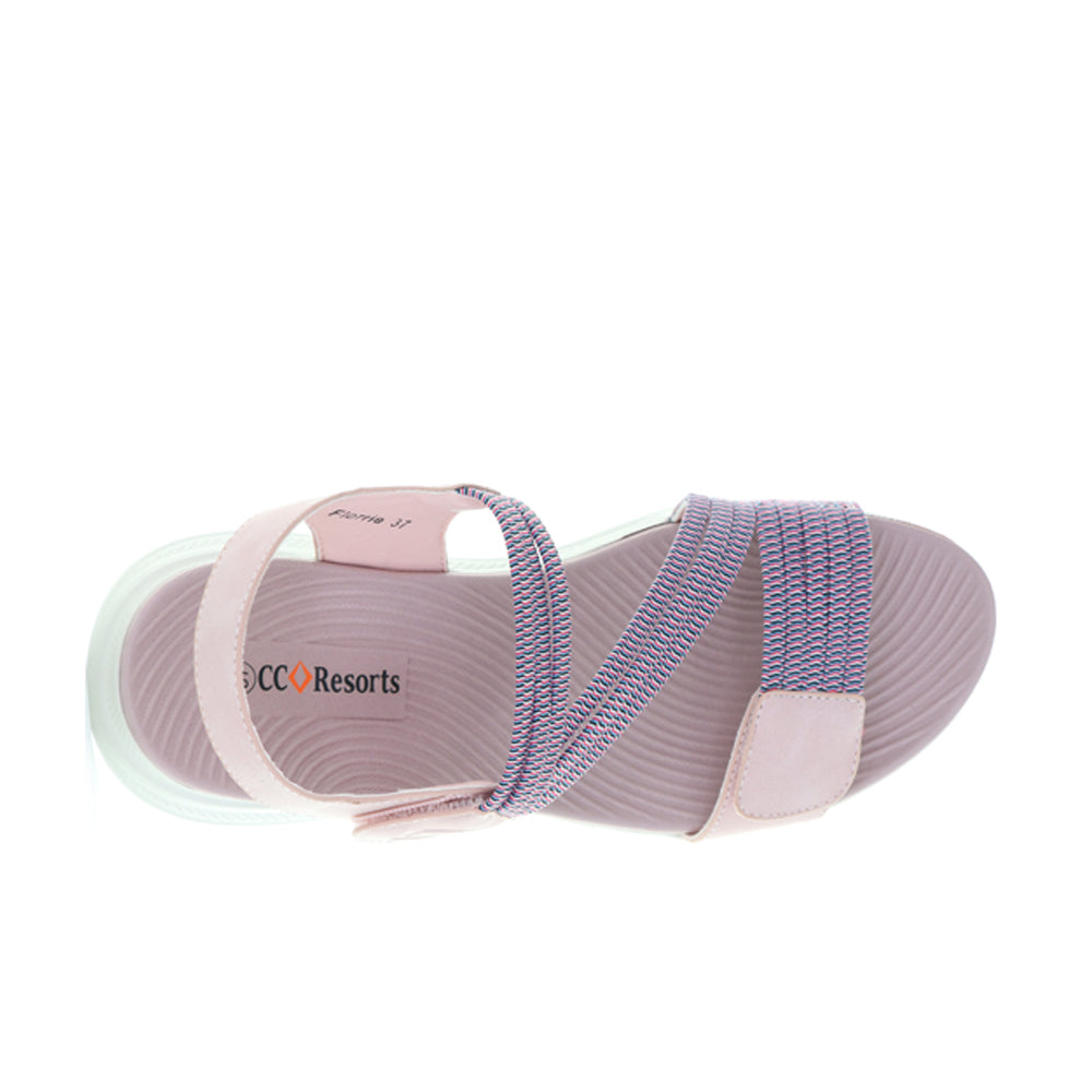 CC RESORTS FLORRIE BLUSH MULTI - Women Sandals - Collective Shoes 