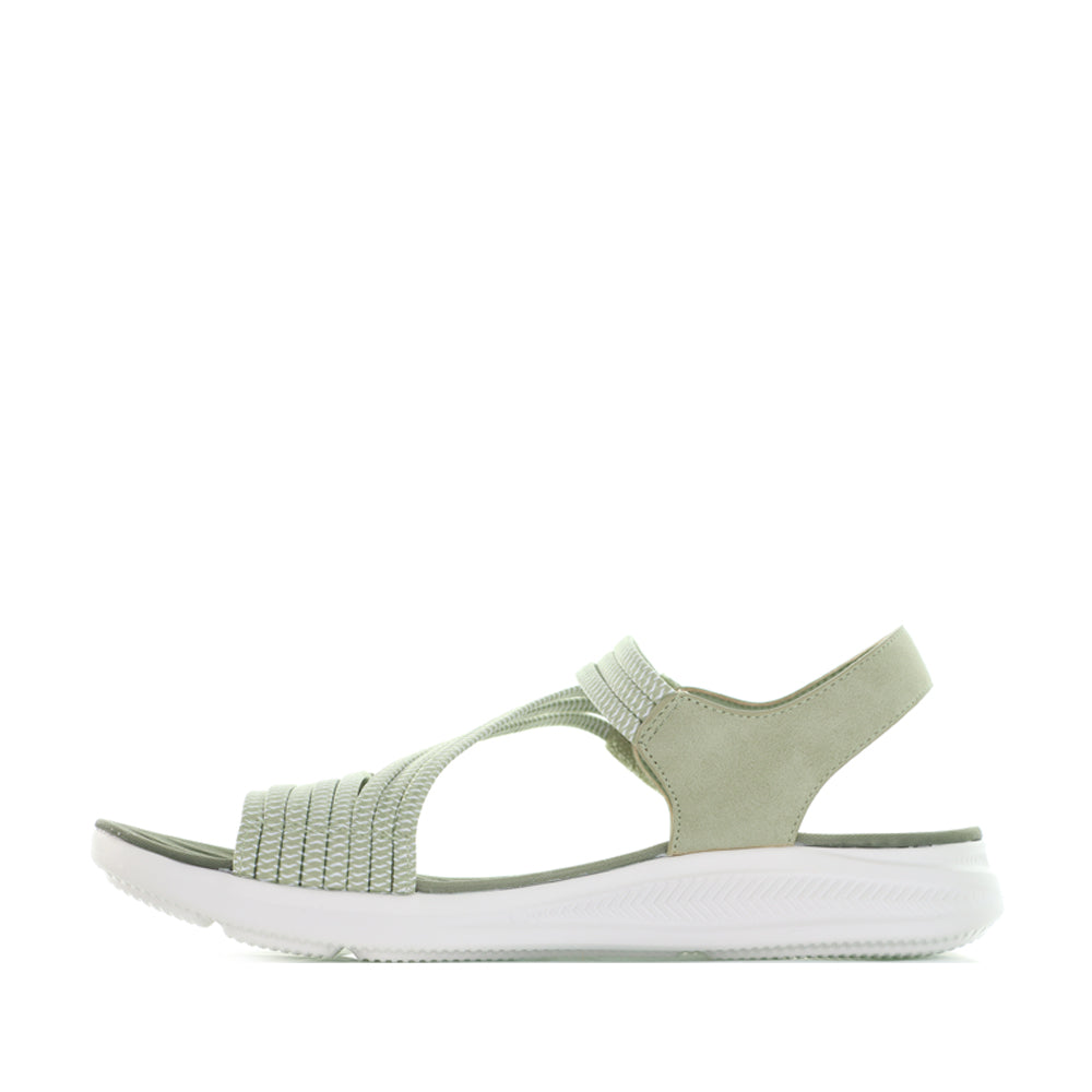 CC RESORTS FLORRIE LT KHAKI - Women Sandals - Collective Shoes 