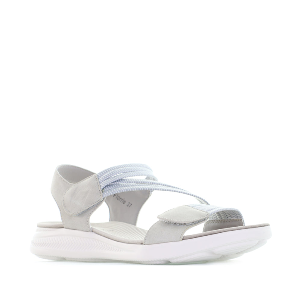 CC RESORTS FLORRIE LT GREY MULTI - Women Sandals - Collective Shoes 