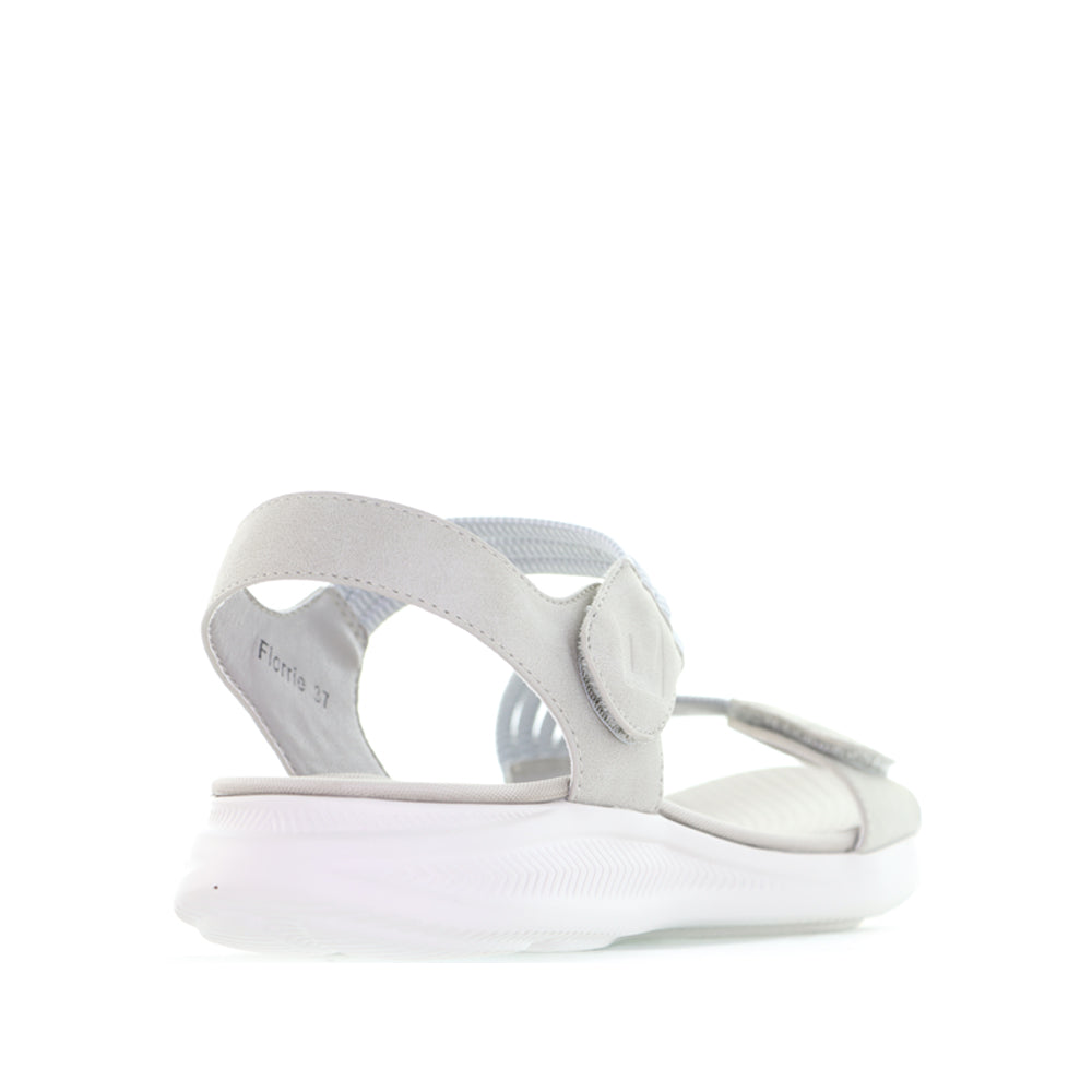 CC RESORTS FLORRIE LT GREY MULTI - Women Sandals - Collective Shoes 